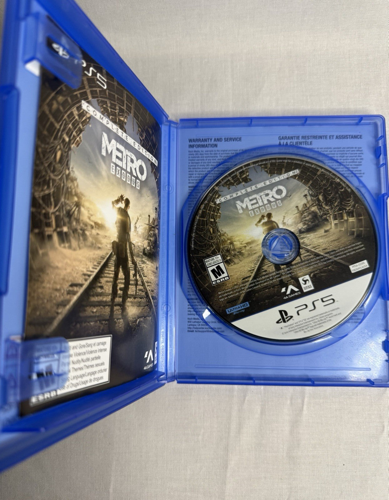 Metro Exodus Complete Edition PS5 Game CIB Tested Working PlayStation 5