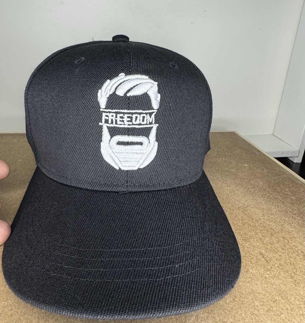 Freedom Beard Trucker Hat – Black & White Edition
