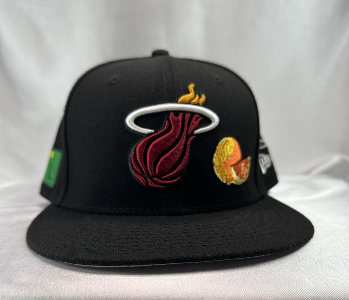New Era 59FIFTY Miami Heat Fitted 7 3/8 - Brand New – Missing Gold Sticker