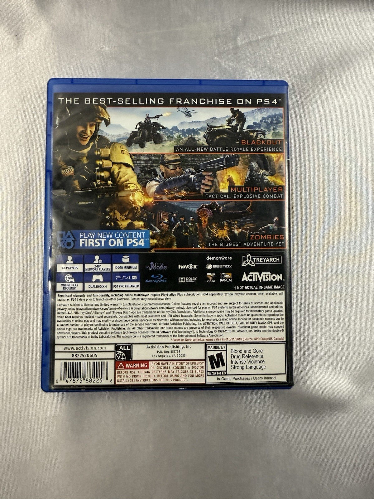 Call of Duty: Black Ops 4 - Sony PlayStation 4 - Used