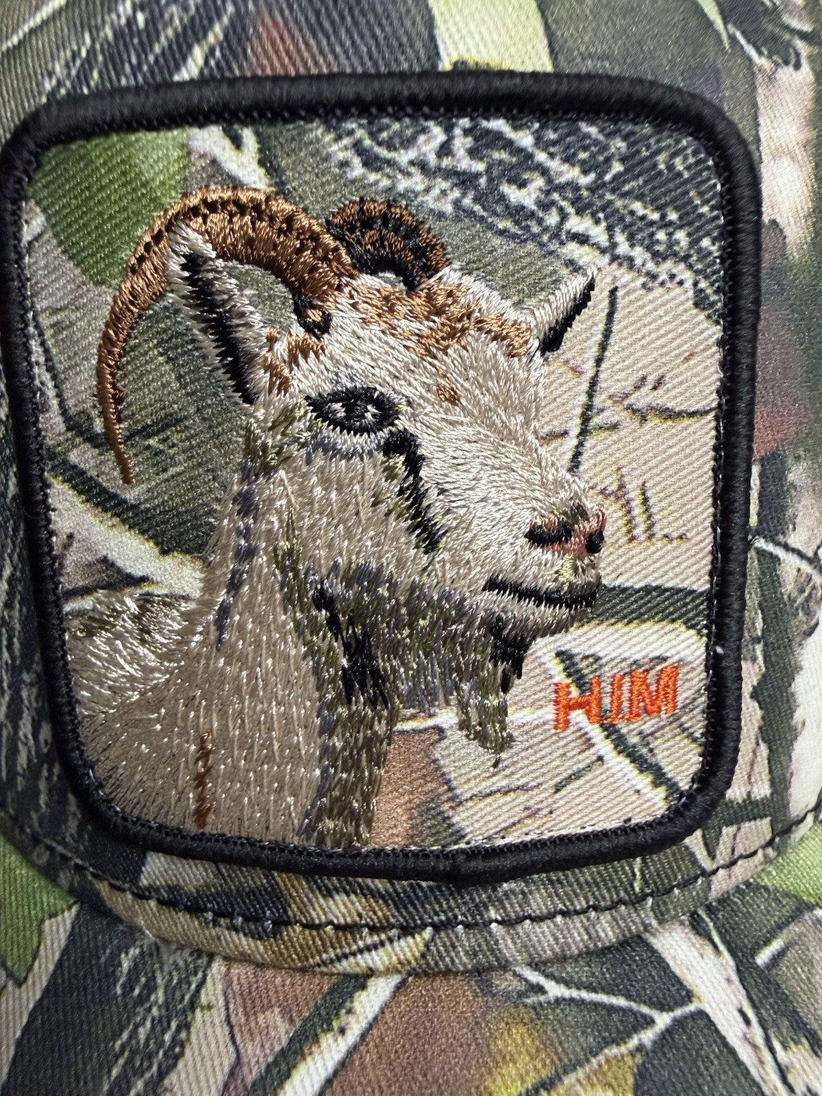 Goorin Bros “THE GOAT (HIM)” Trucker Hat – Camouflage – Adjustable Snapback