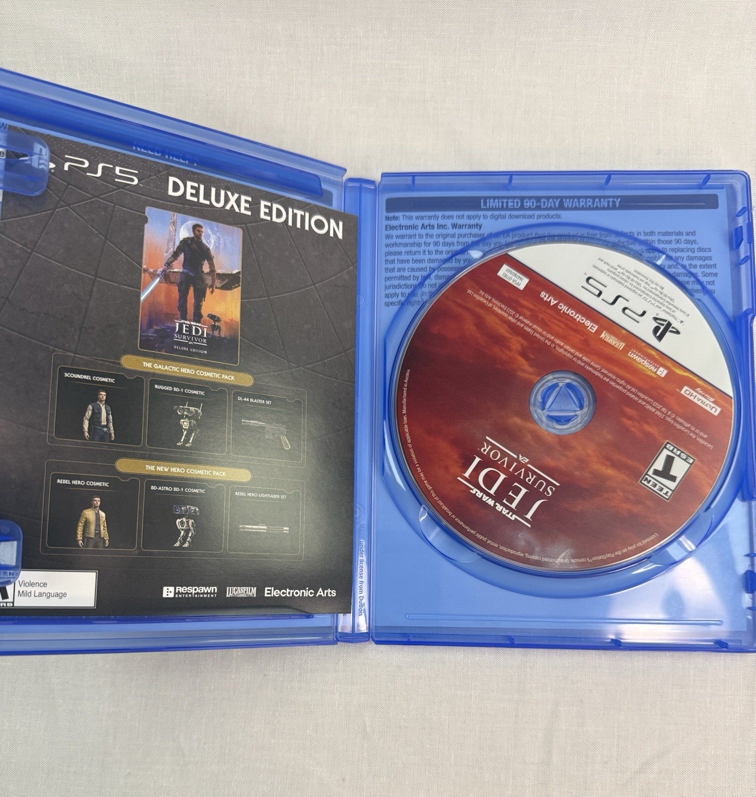 Star Wars Jedi Survivor Deluxe Edition PS5 CIB Tested Complete