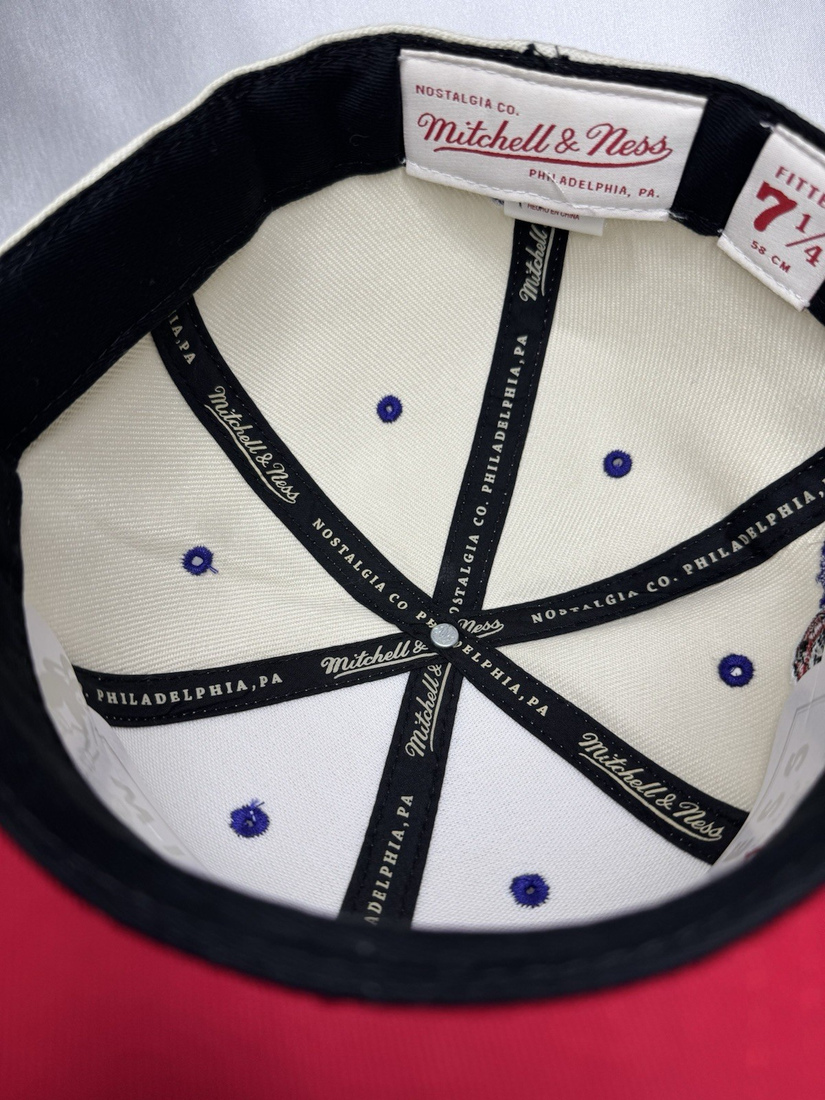 Mitchell & Ness Toronto Raptors Hardwood Classics Fitted 7 1/4