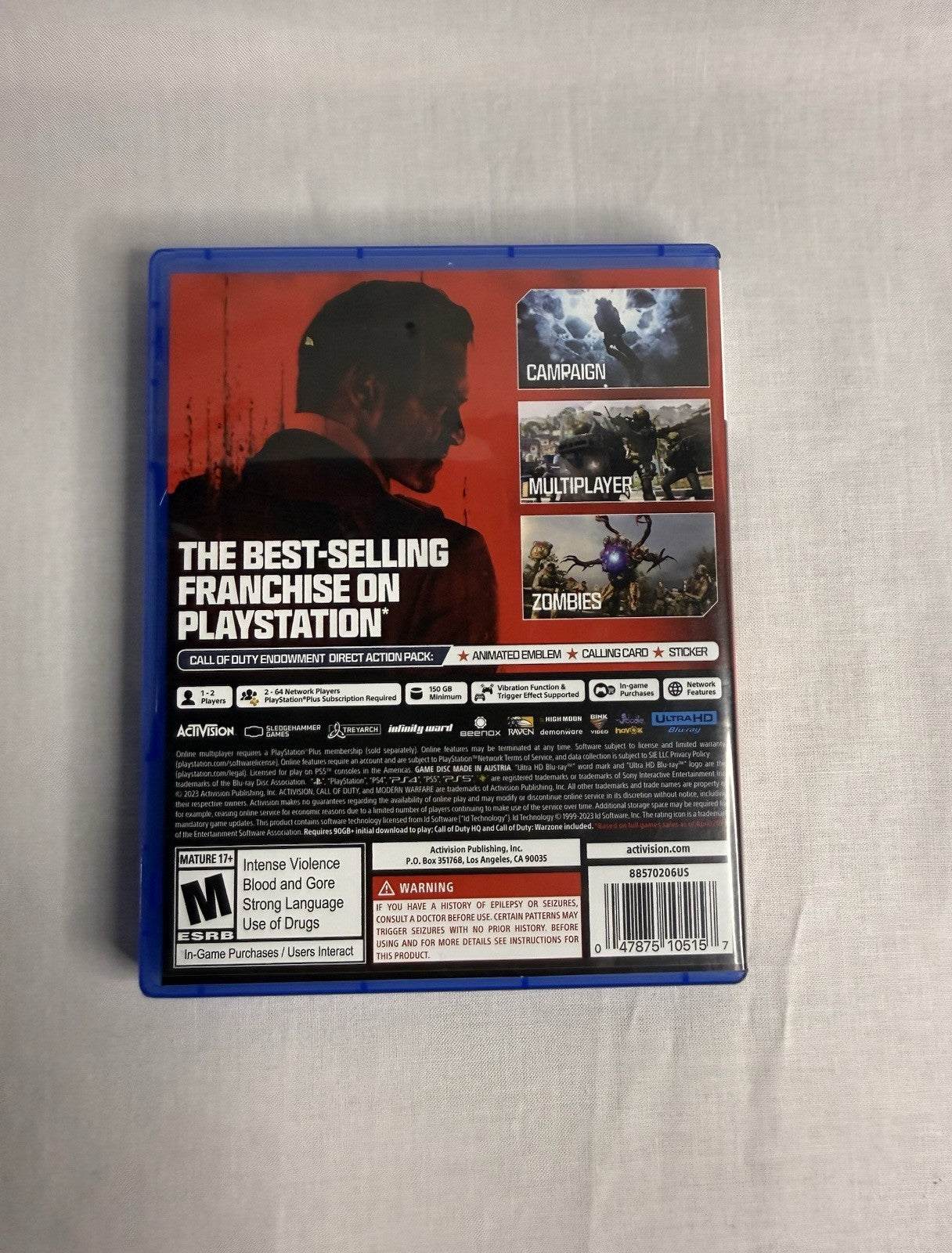 Call of duty Modern Wafare III - Sony PlayStation 5
