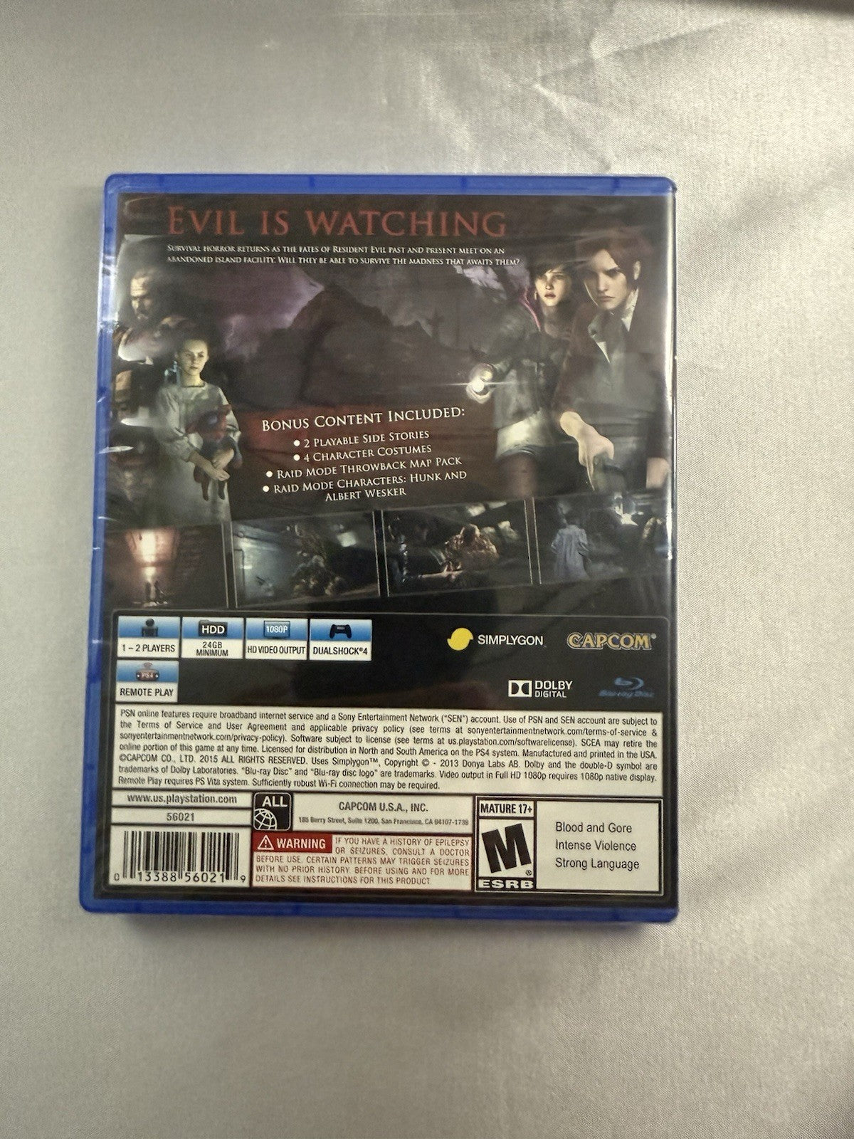 Resident Evil: Revelations 2 – PS4 | Brand New & Factory Sealed