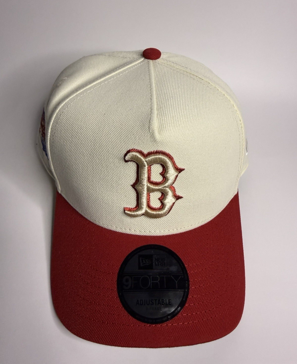 New Era 9FORTY A-Frame Boston Red Sox 1986 World Series Patch Snapback Hat