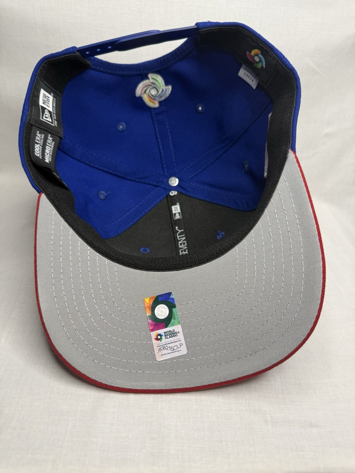 New Era 9SEVENTY Puerto Rico 2026 World Baseball Classic Snapback Hat Royal Red