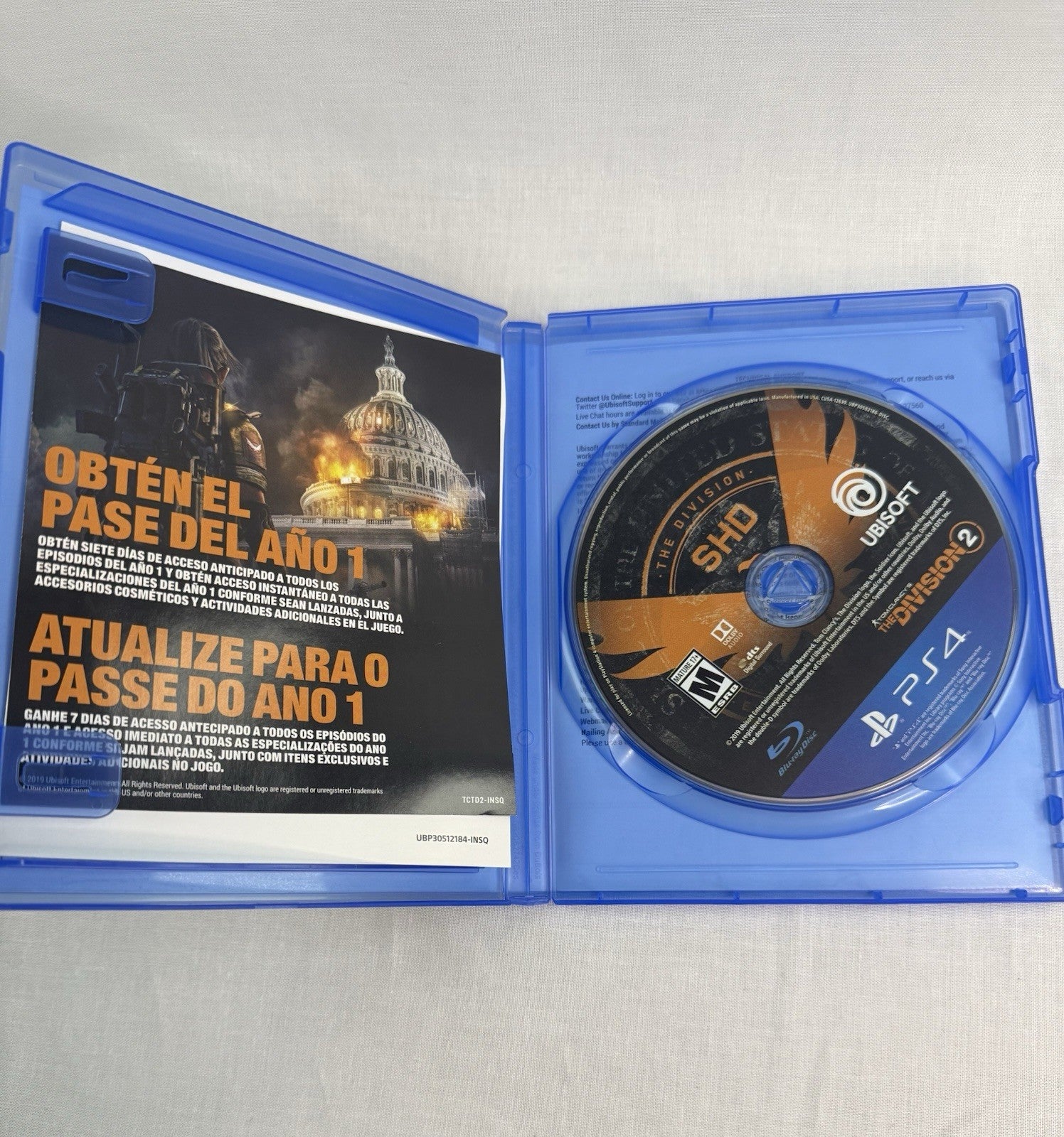 The Division 2 PS4 CIB Complete Tested Ubisoft Online Required