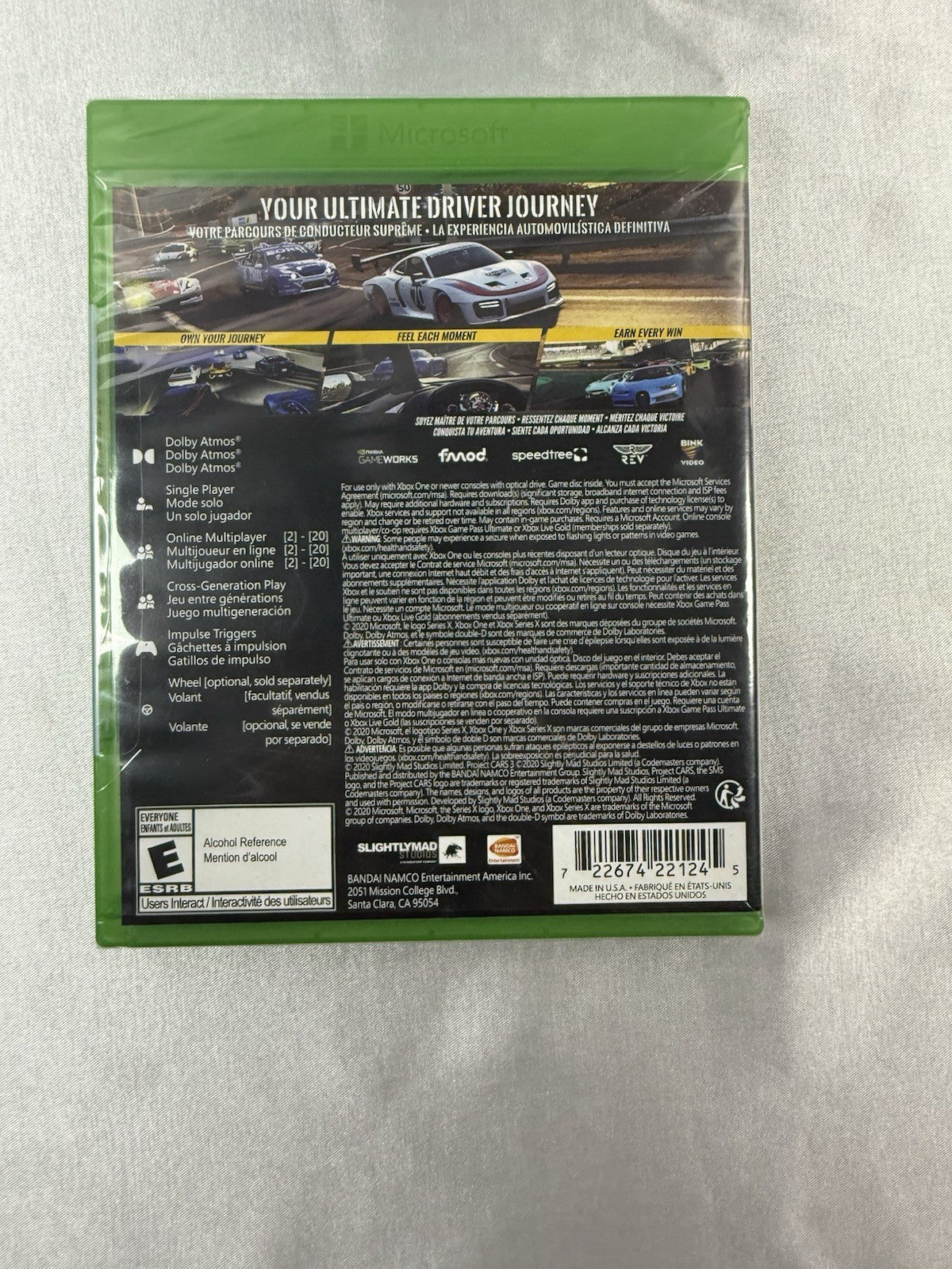 Project CARS 3 – Xbox One / Xbox Series X – Brand New & Sealed