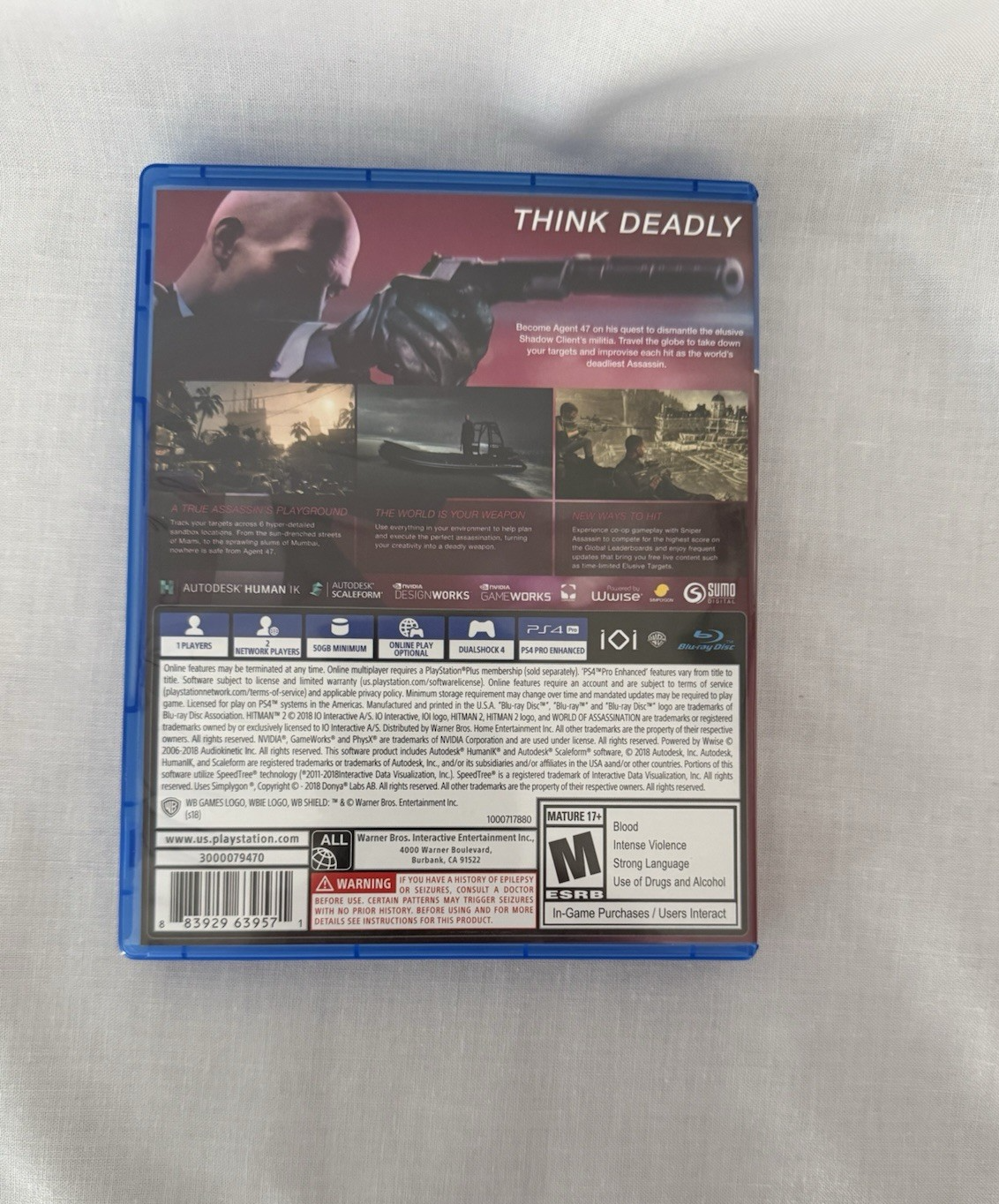 Hitman 2 - Sony PlayStation 4