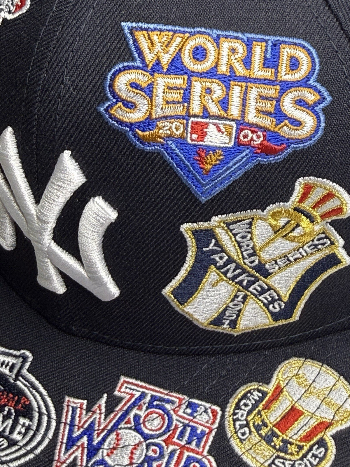 New Era 59FIFTY New York Yankees “All Over Patch” Fitted 7 1/4 Black / Grey UV