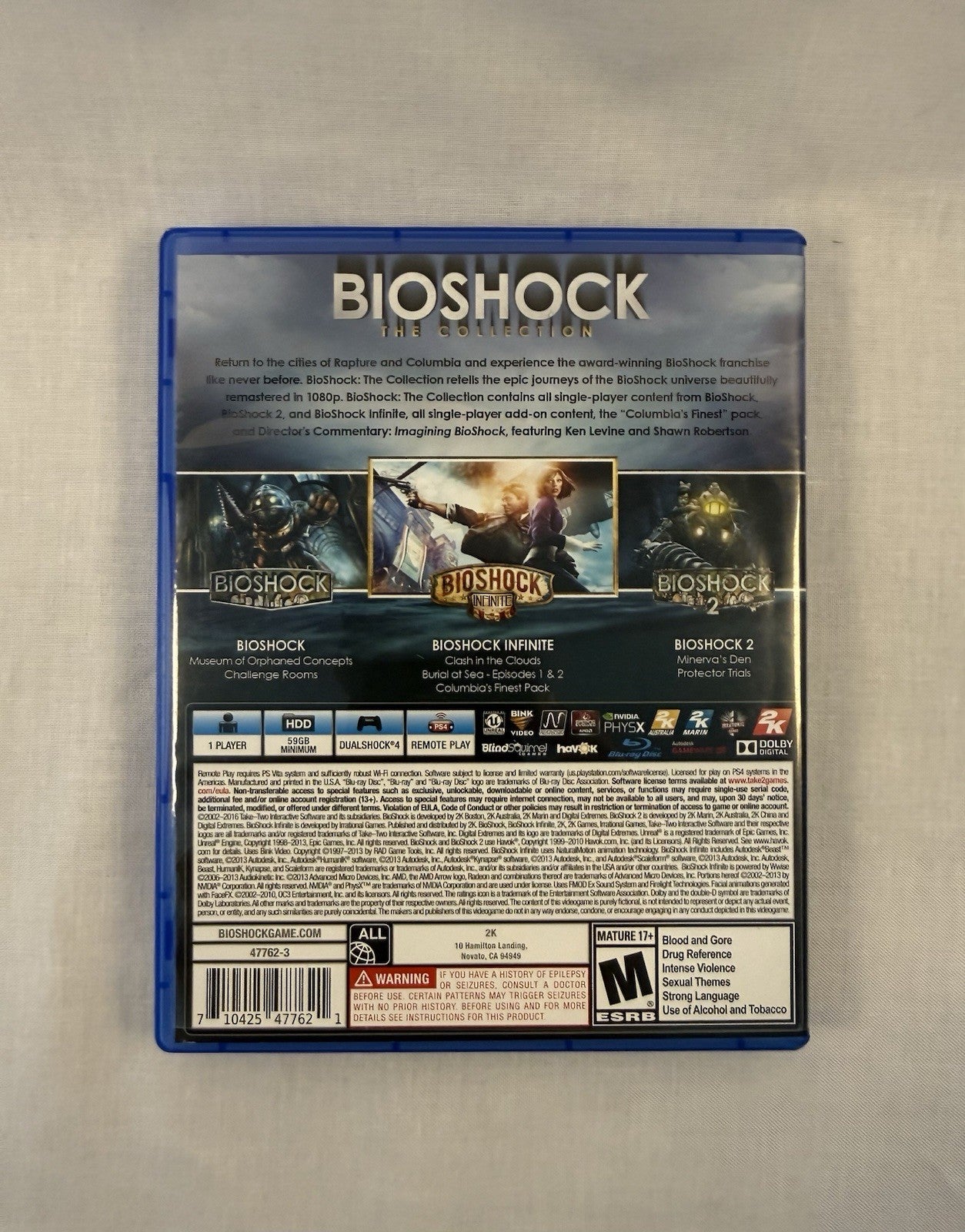 BioShock: The Collection (PlayStation 4, 2016)
