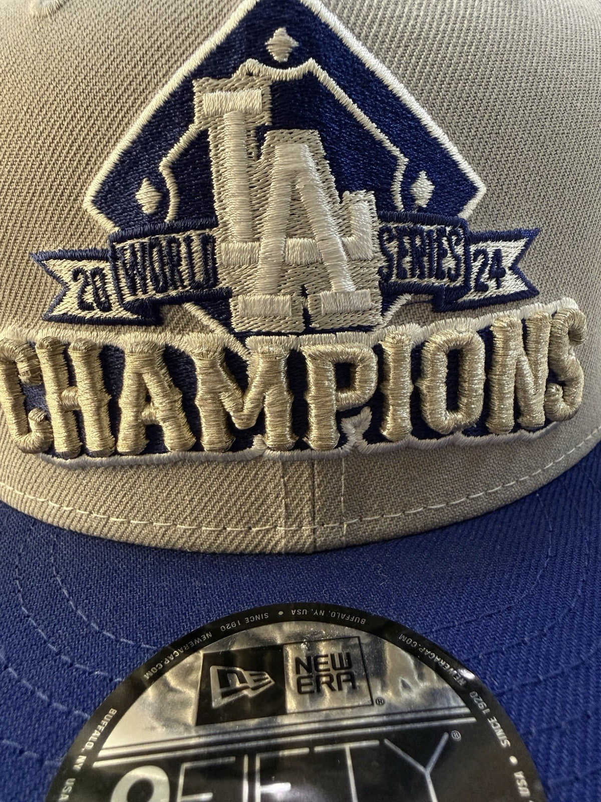 New Era 9Fifty A-Frame Los Angeles Dodgers 2024 World Series Champions Snapback