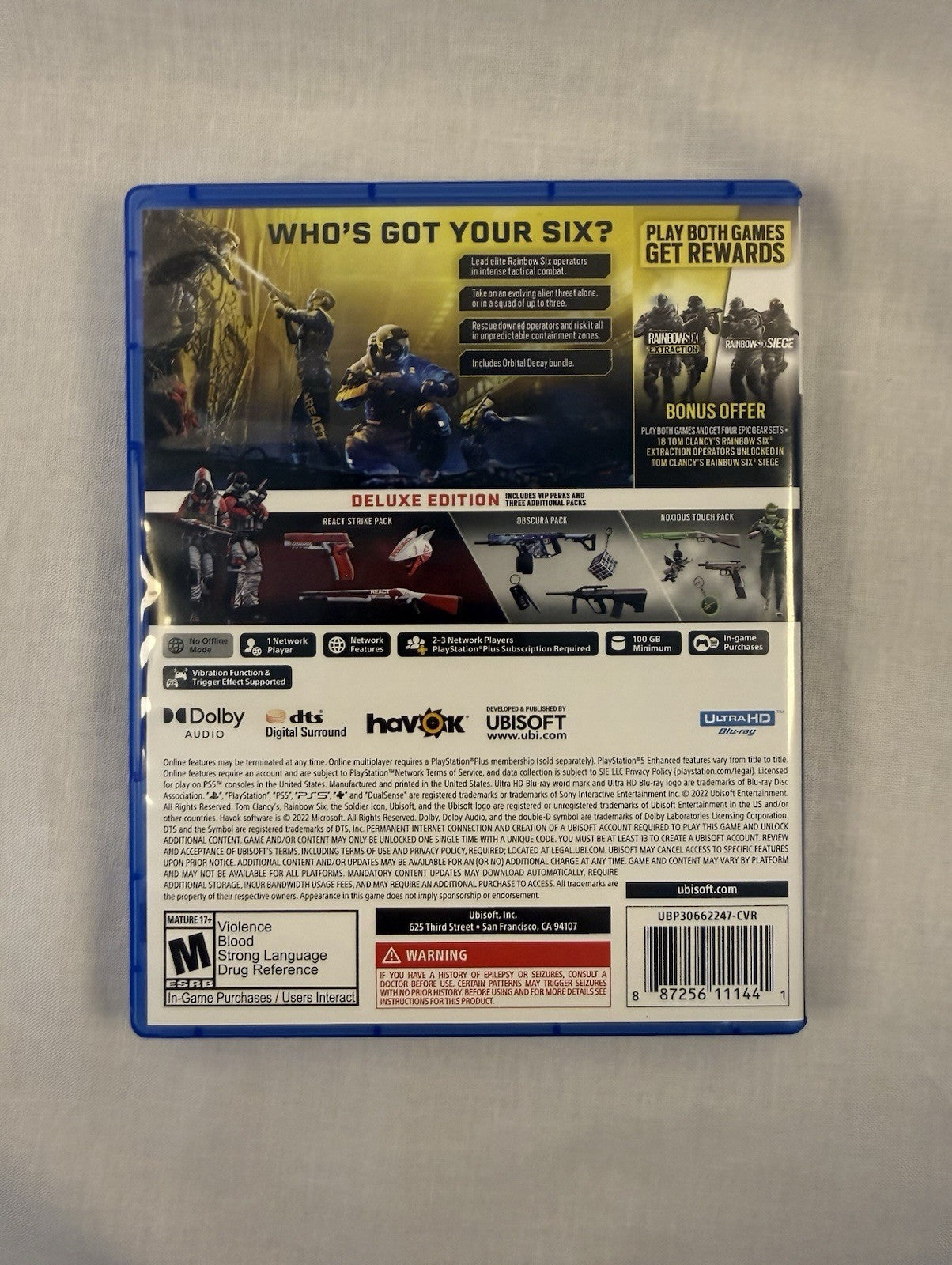 Rainbow Six: Extraction | Playstation 5 (PS5)