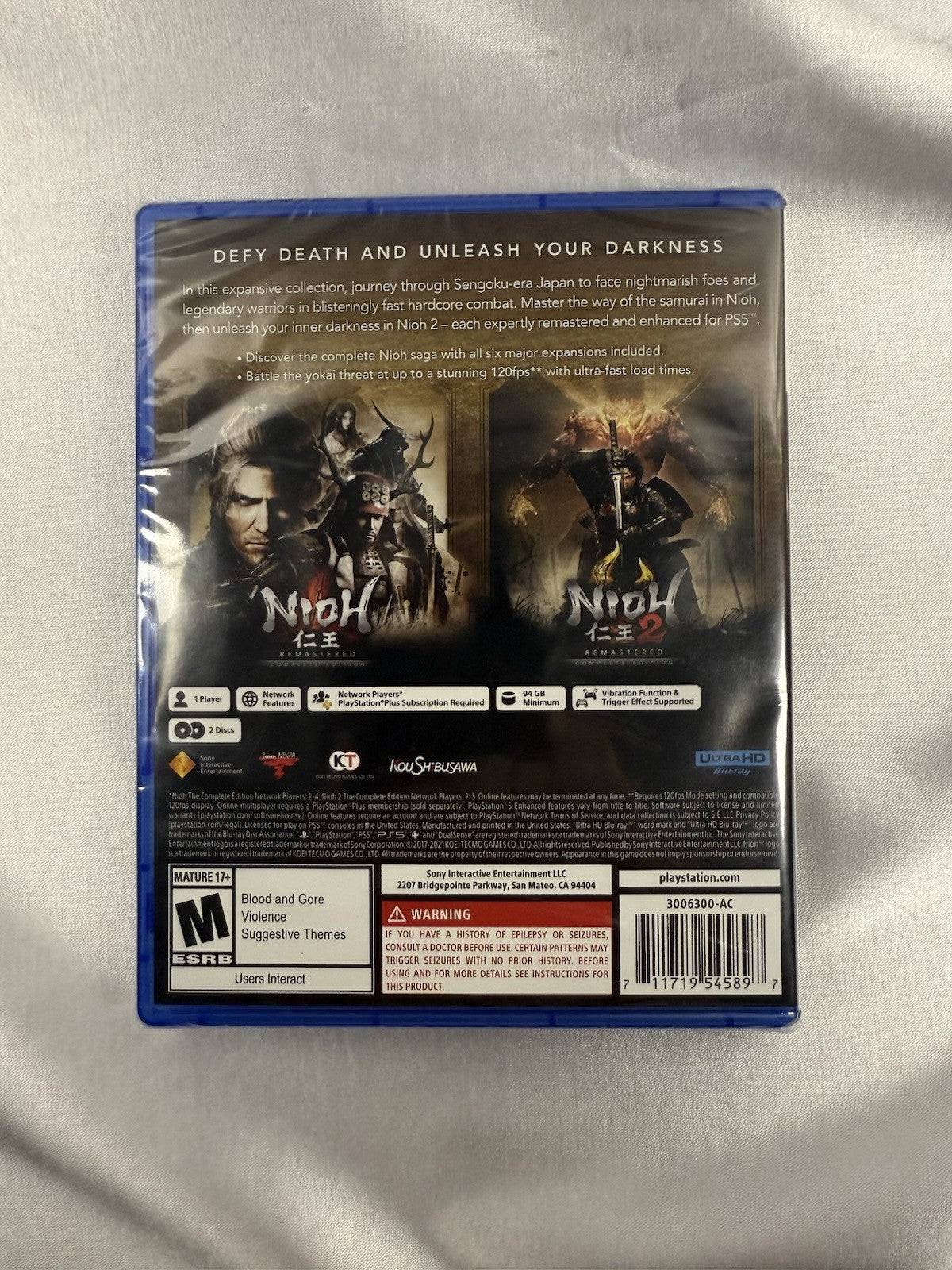 Nioh Collection – PlayStation 5 – Brand New & Sealed 🎮🔥