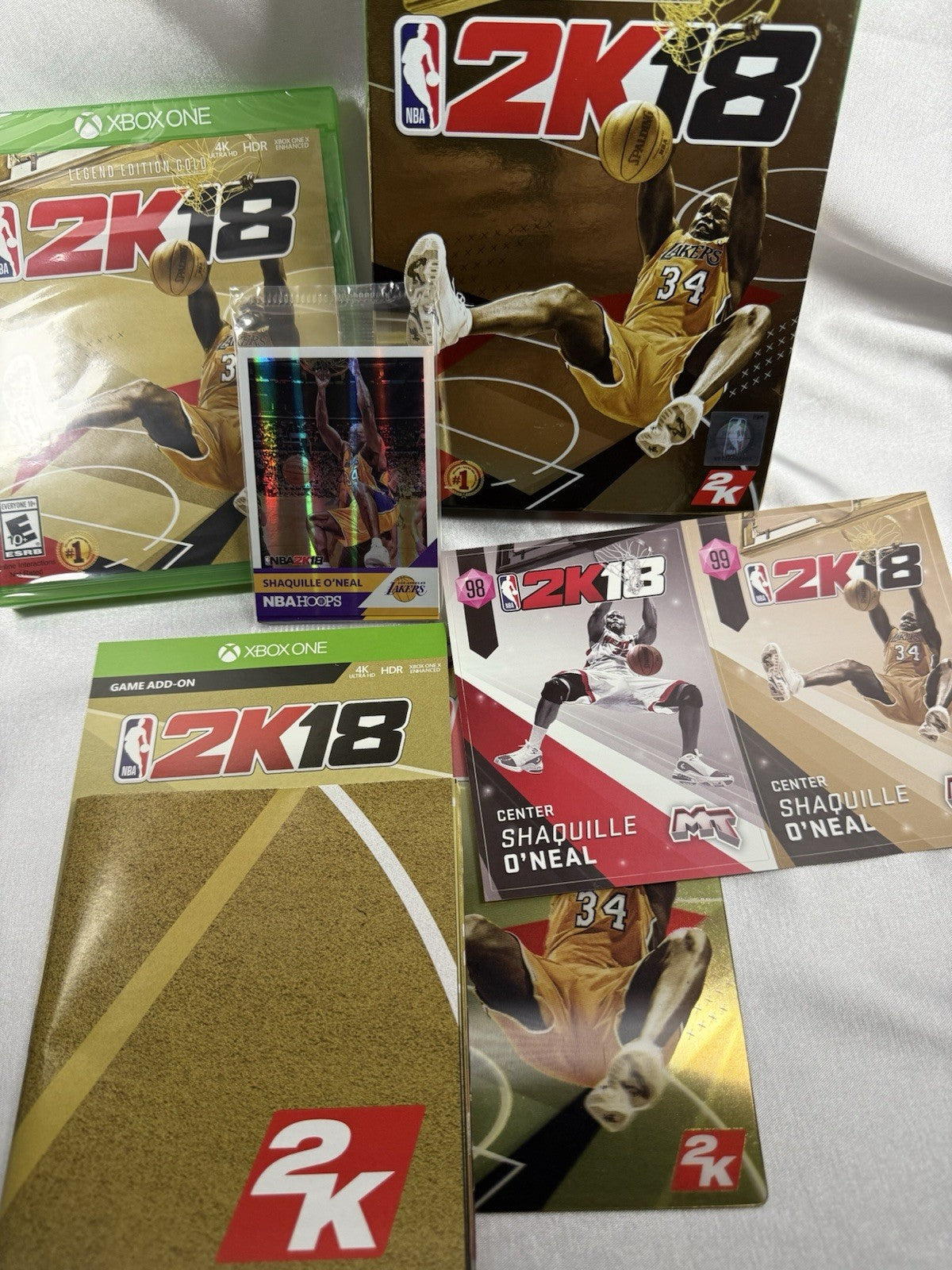 🎮 NBA 2K18 Legend Edition Gold (Xbox One) – Brand New | Shaquille O’Neal 🏀🔥