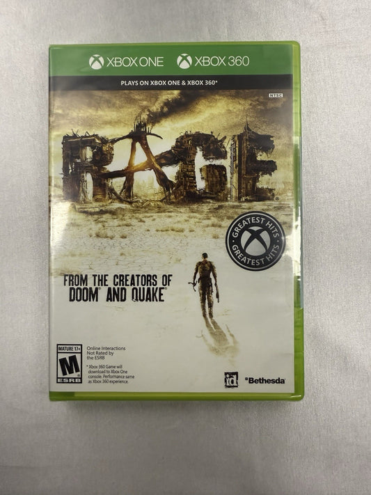 Rage Xbox One/Xbox 360 - BRAND NEW/SEALED