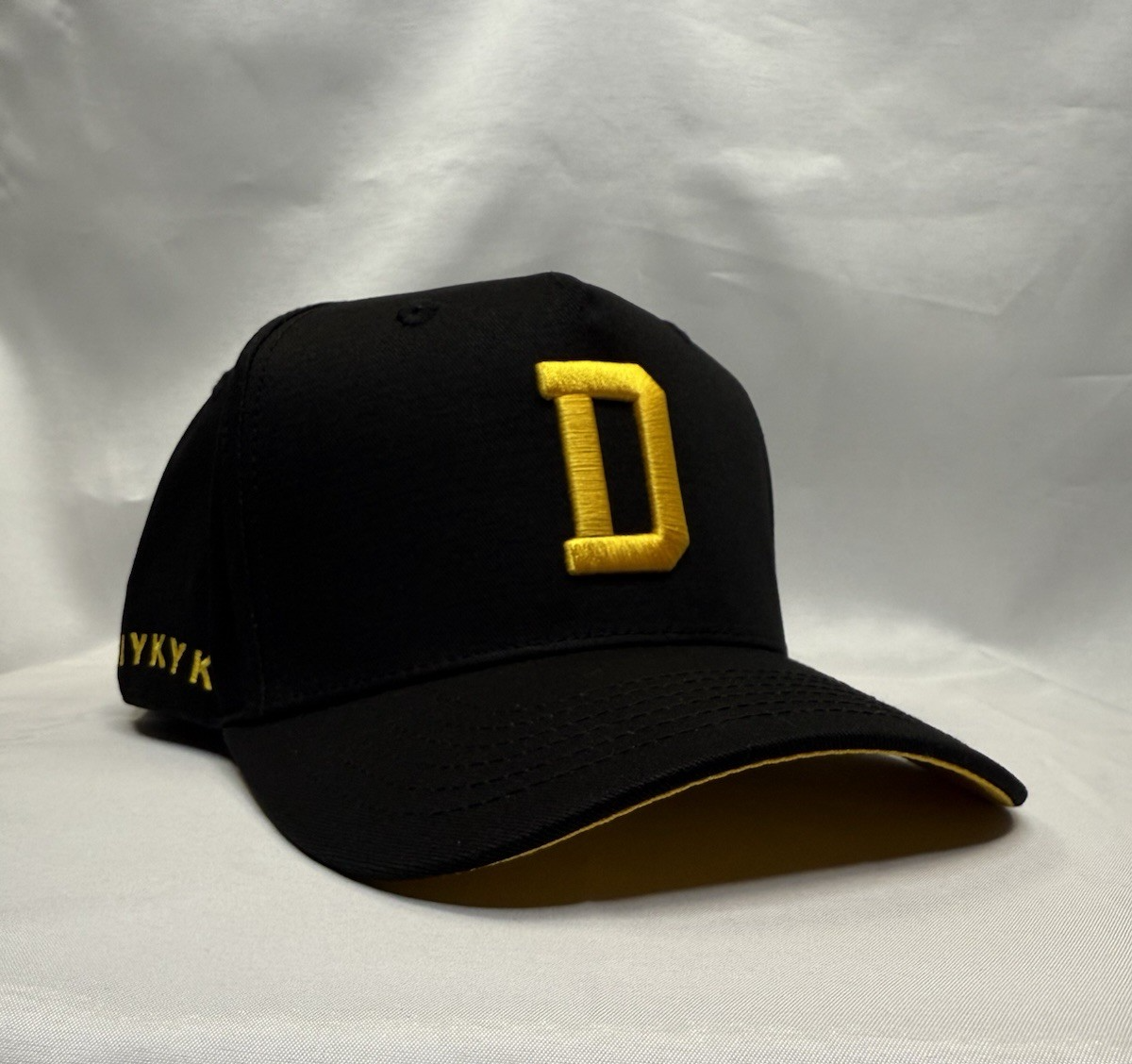 D4D - Black & Yellow – Designed by Dads – Adjustable Hat