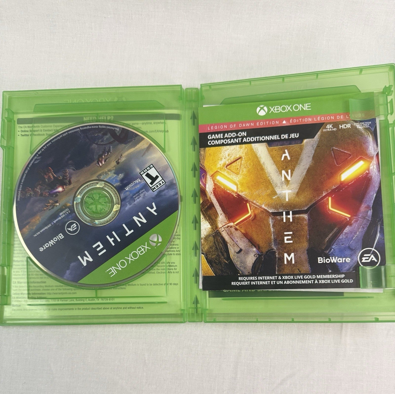 Anthem Legion of Dawn Edition Xbox One CIB Complete Tested NTSC