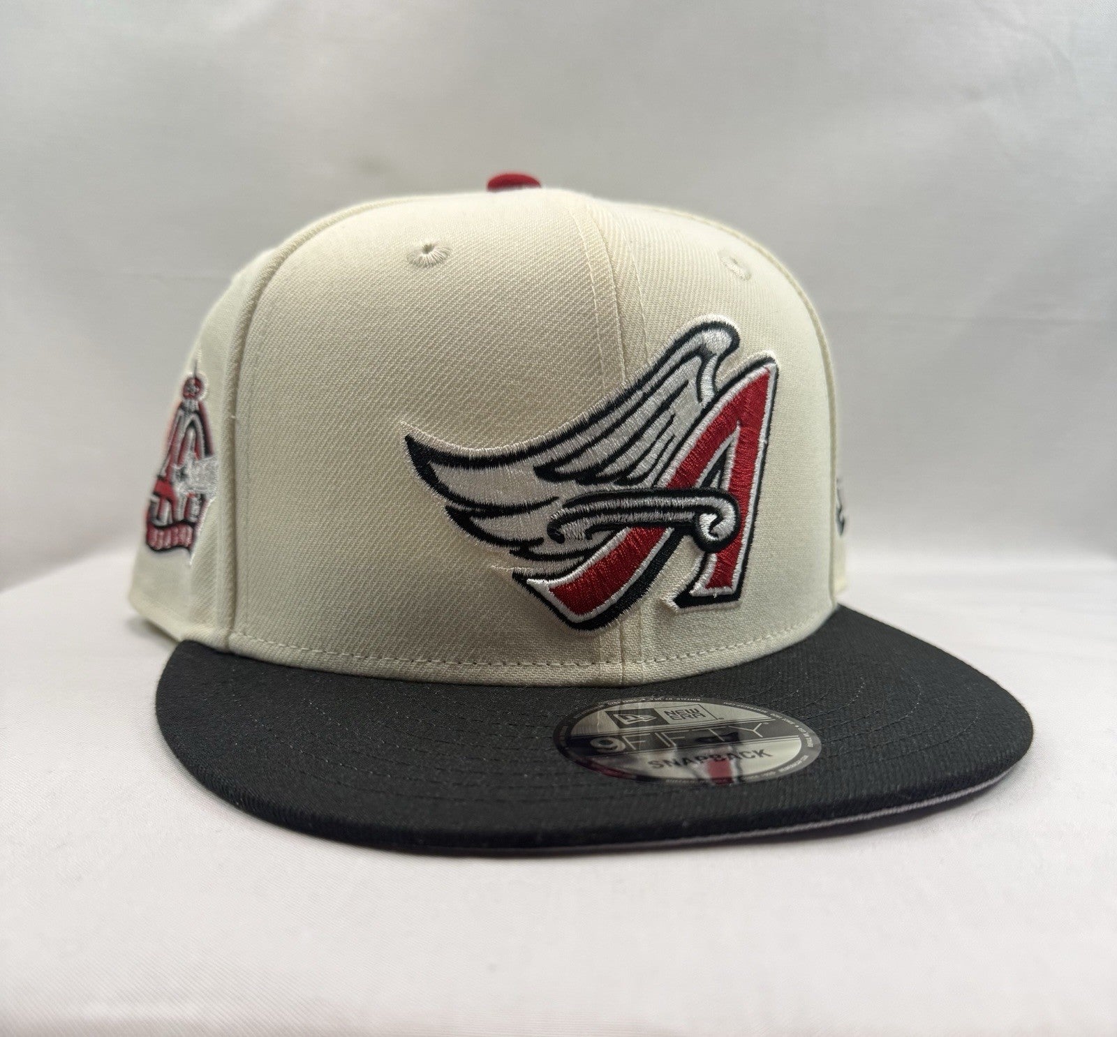 Angels 40th Season New Era 9FIFTY Snapback Off White Black