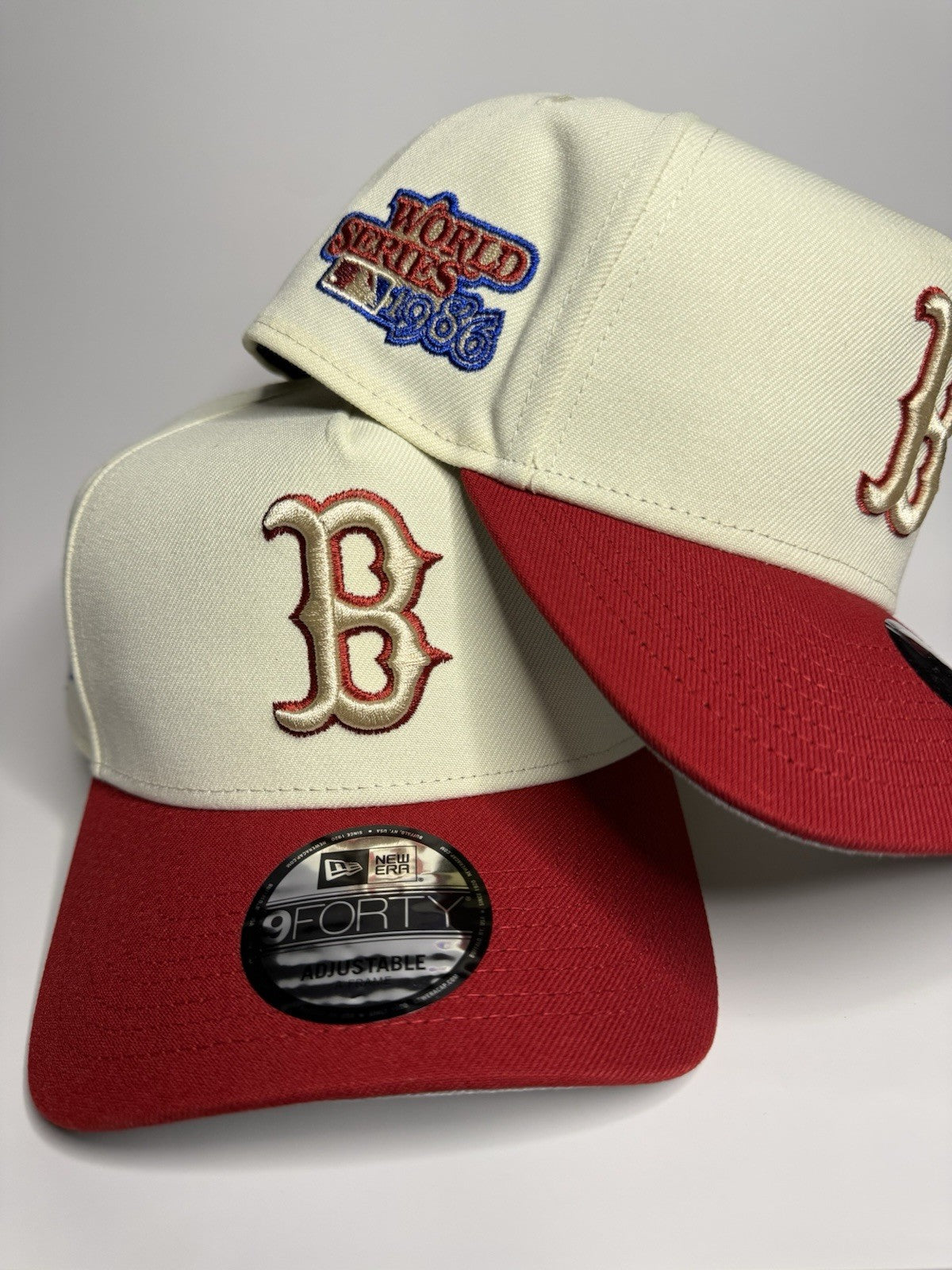 New Era 9FORTY A-Frame Boston Red Sox 1986 World Series Patch Snapback Hat