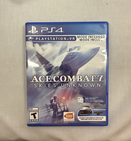 Ace Combat 7: Skies Unknown | PS4 VR Mode Included Used | Complete In Box (CIB)