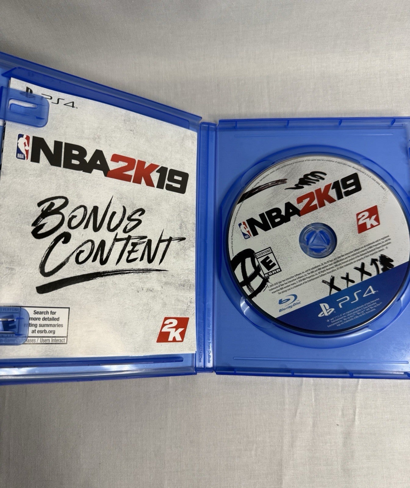 NBA 2K19 PS4 Game Complete In Box CIB Tested Working Giannis PlayStation 4