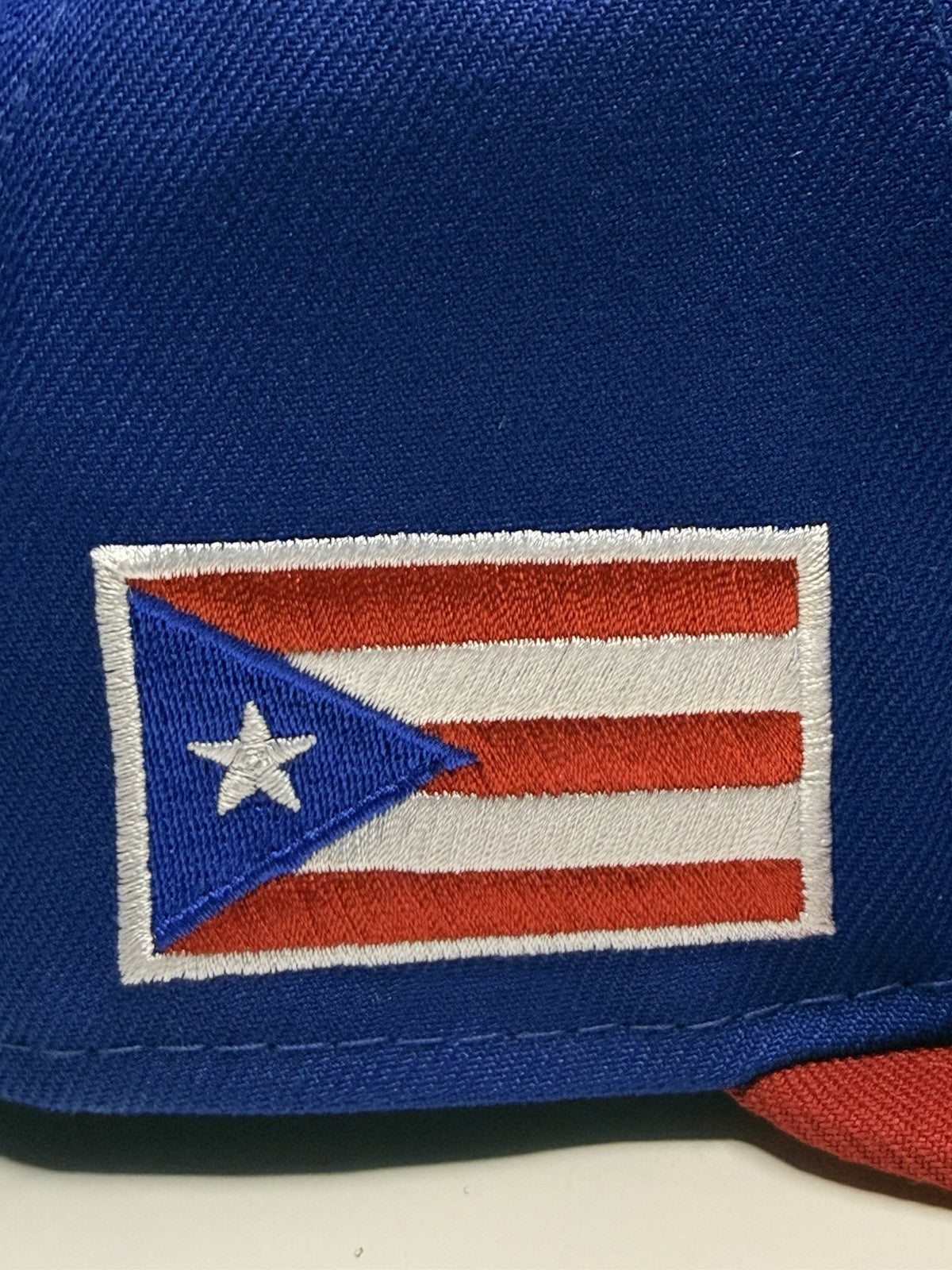 New Era 59FIFTY Puerto Rico WBC 2026 Fitted Hat – Royal/Red - Size 7 3/8