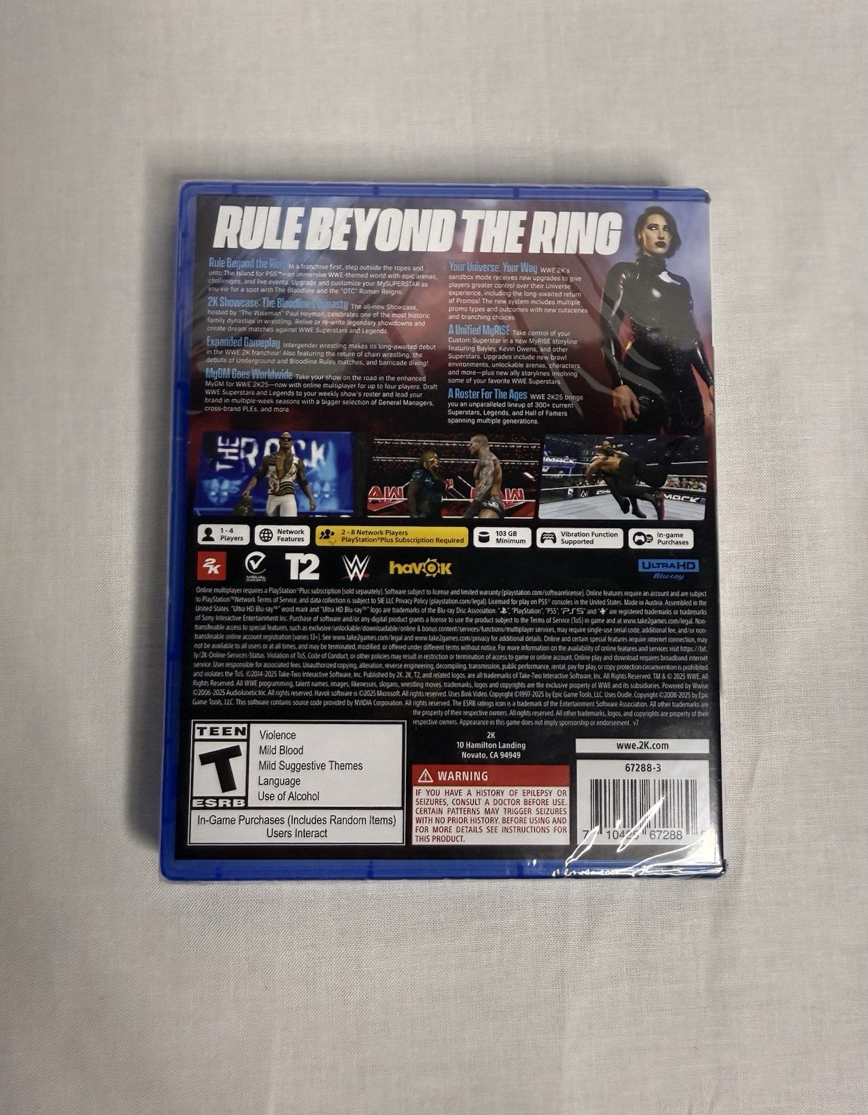 WWE 2K25 PS5 Brand New Sealed PlayStation 5 Video Game WWE 2K 25