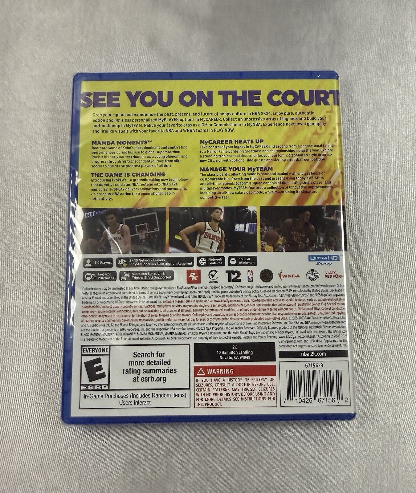 NBA 2K24 – Black Mamba Edition (PS5) | Brand New & Factory Sealed | Kobe Bryant