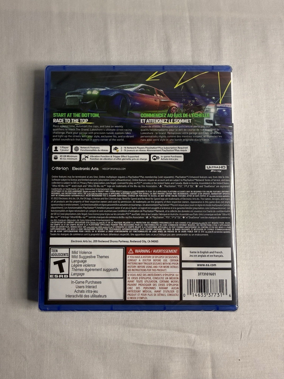 Need for Speed Unbound – PS5 | Brand New | Factory Sealed