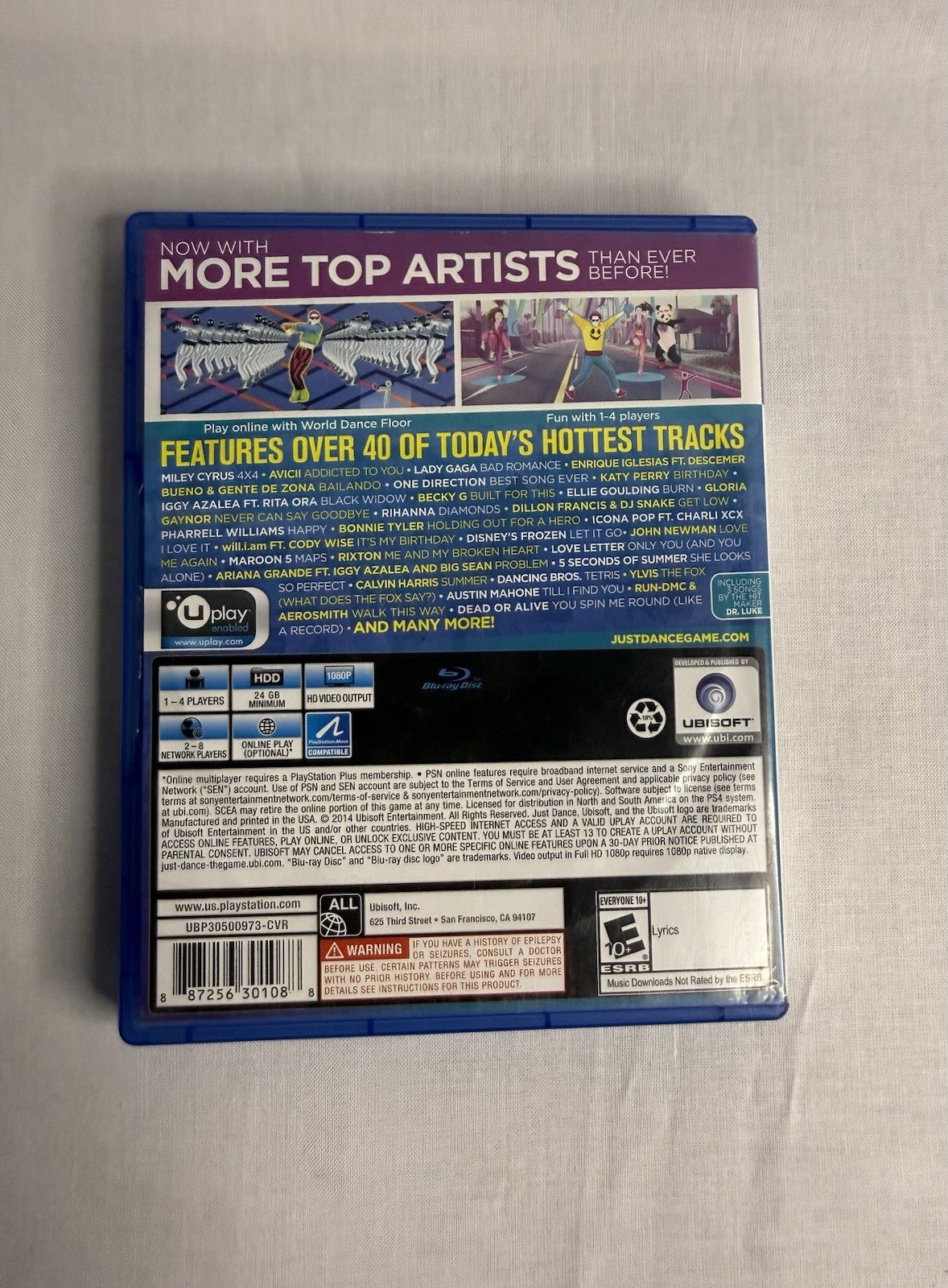 Just Dance 2015 PS4 Game Complete In Box CIB Tested Working PlayStation 4