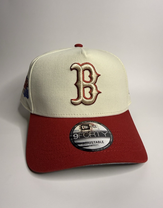 New Era 9FORTY A-Frame Boston Red Sox 1986 World Series Patch Snapback Hat