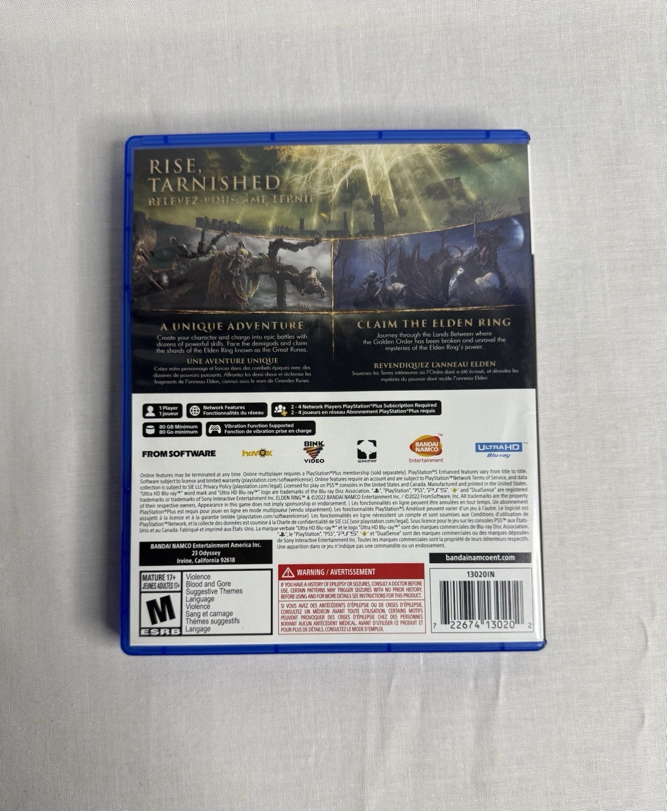 Elden Ring PS5 Game CIB Tested Working PlayStation 5