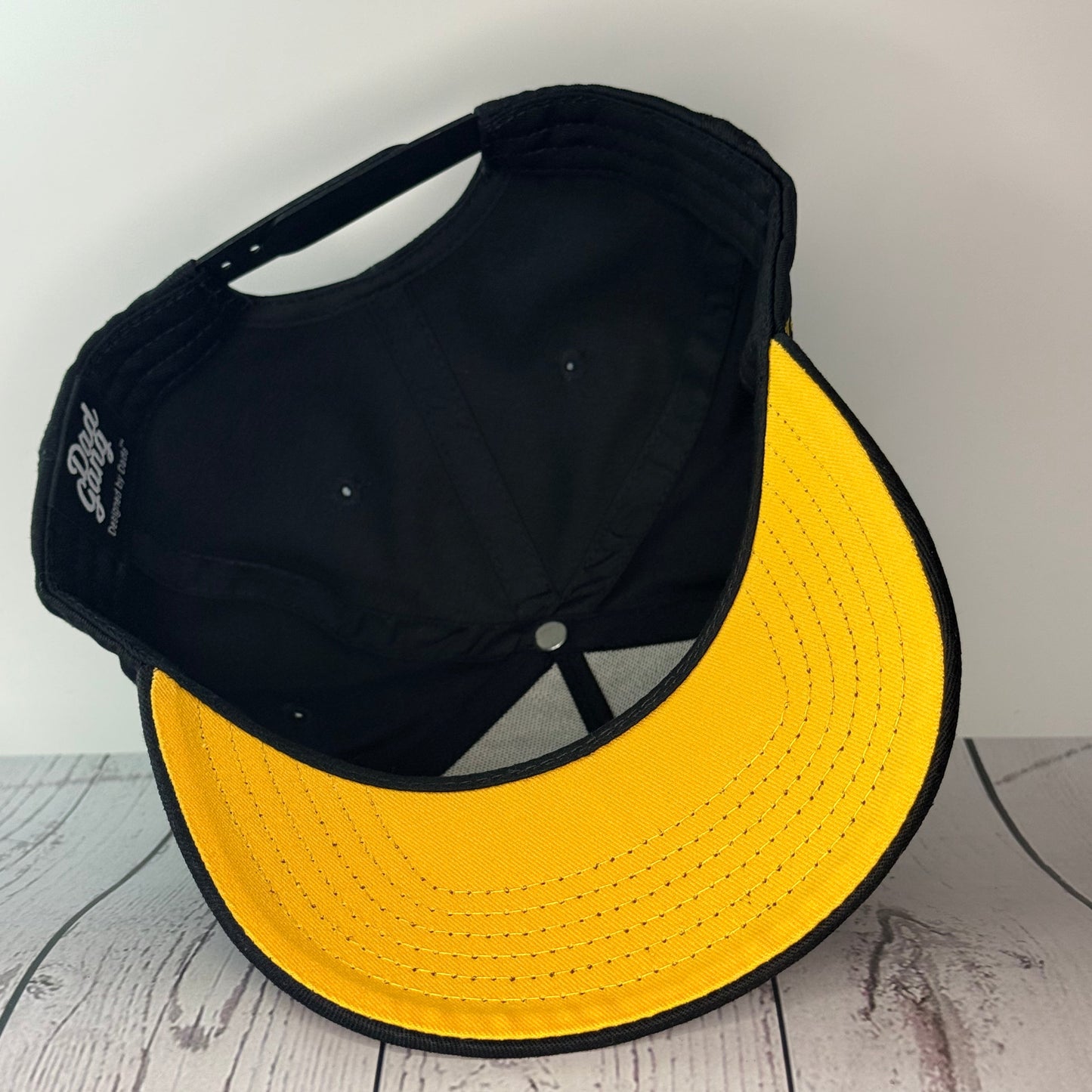 D4D - Black & Yellow – Designed by Dads – Adjustable Hat