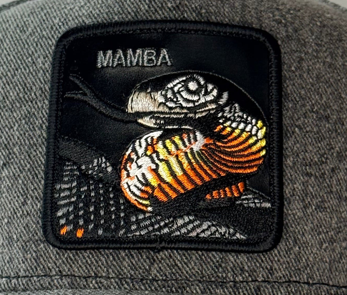 Goorin Bros “MAMBA” Trucker Hat – Grey – Adjustable Snapback