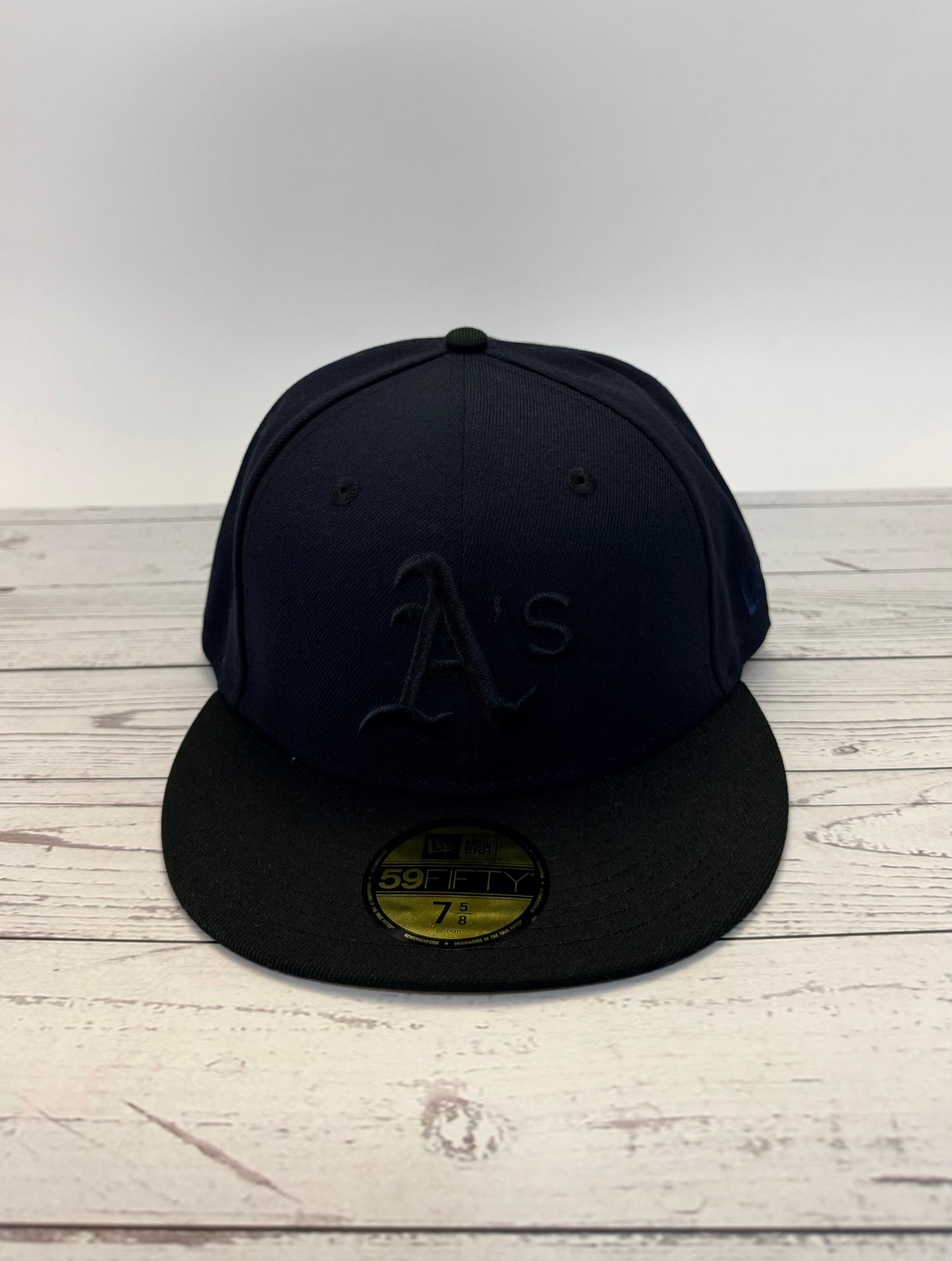 New Era 59Fifty Oakland Athletics Hat - Navy/Black