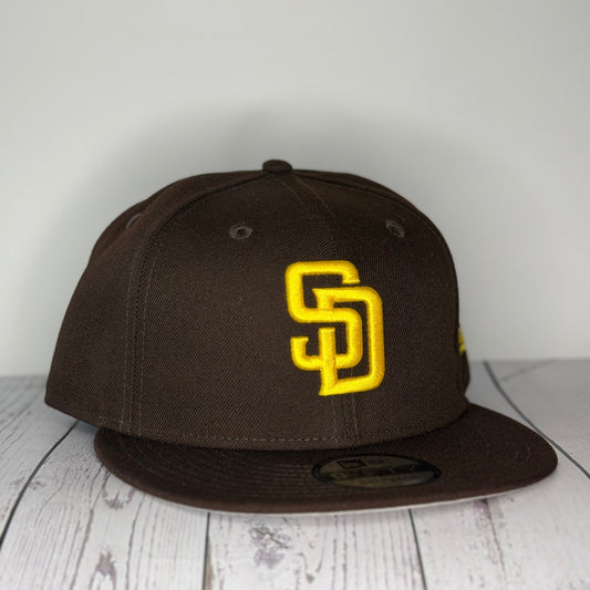 New Era 9FIFTY MLB Basic Snapback Hat – San Diego Padres – Adjustable