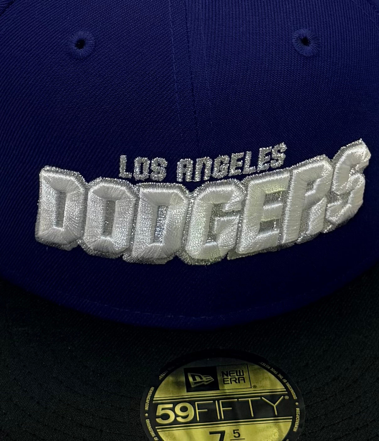 New Era 59Fifty Los Angeles Dodgers Shadow Hat - Royal, Black