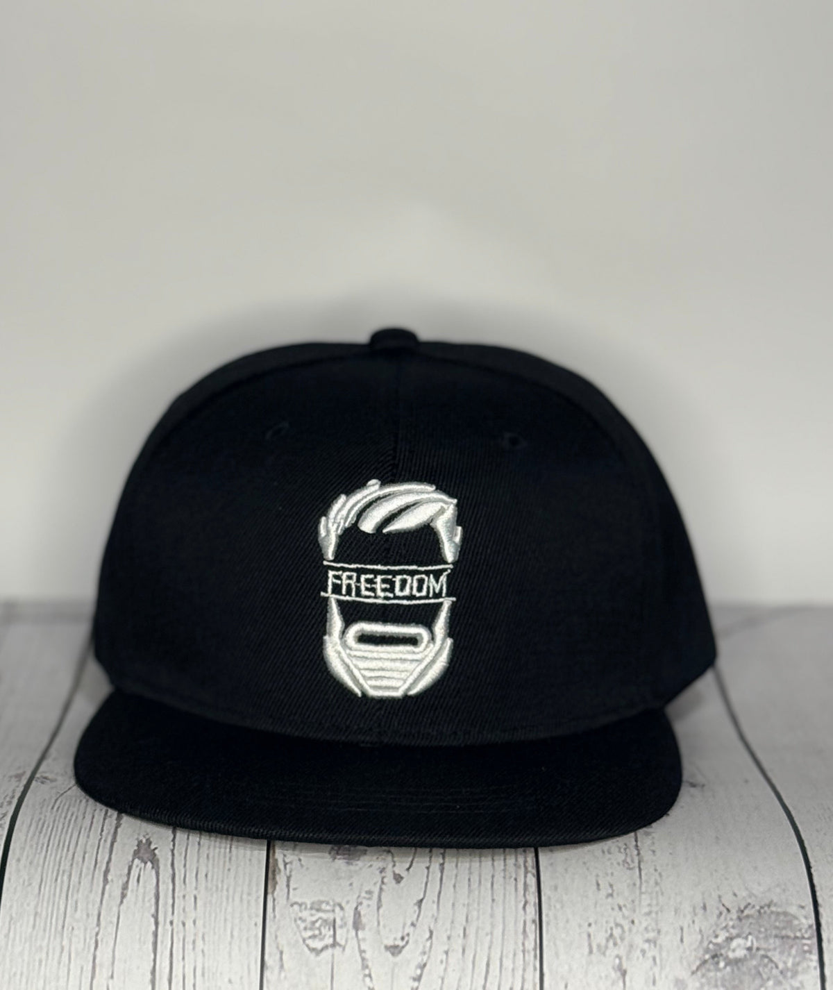 Freedom Beard Trucker Hat – Black & White Edition