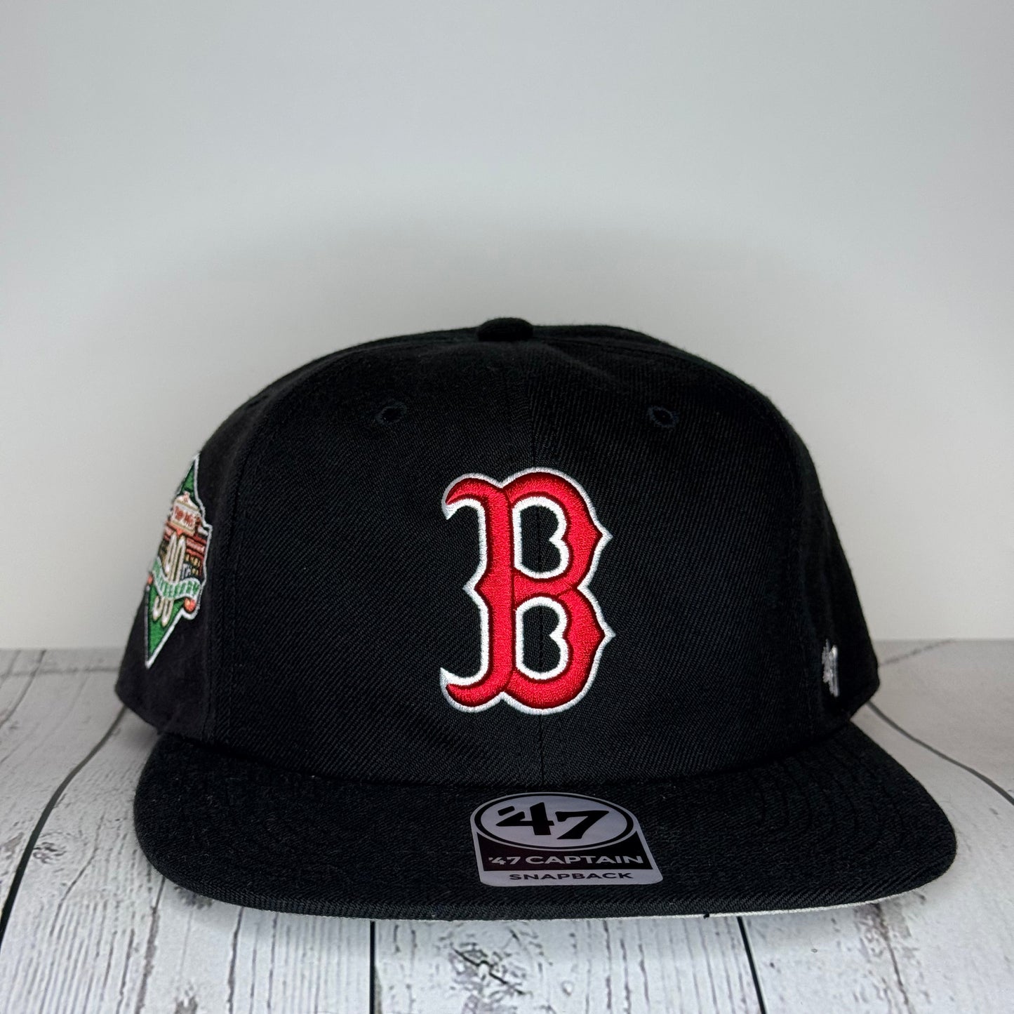 ‘47 Brand Black Dome Sureshot Captain Boston Red Sox Adjustable Hat - Black