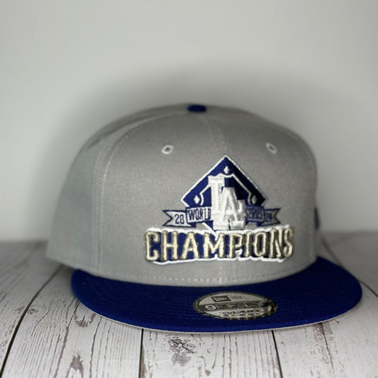 New Era 9Fifty A-Frame Los Angeles Dodgers 2024 World Series Champions Snapback