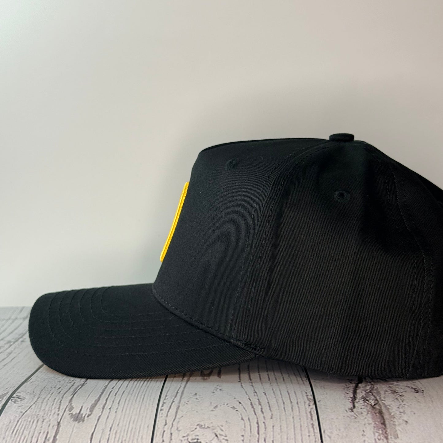 D4D - Black & Yellow – Designed by Dads – Adjustable Hat