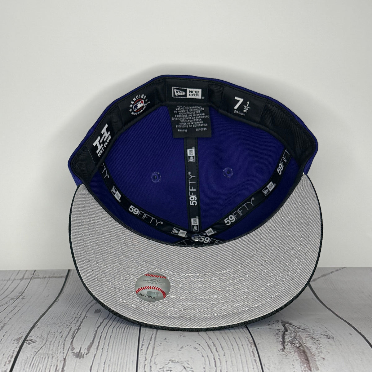 New Era 59Fifty Los Angeles Dodgers Shadow Hat - Royal, Black