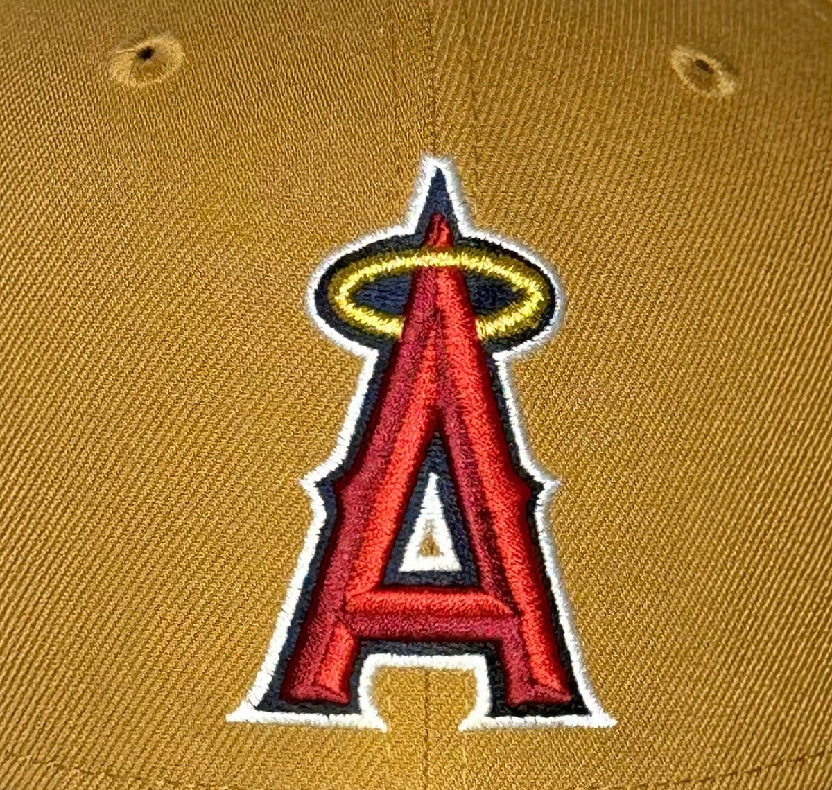 New Era 59 Fifty Los Angeles Angels Hat - Khaki, Navy