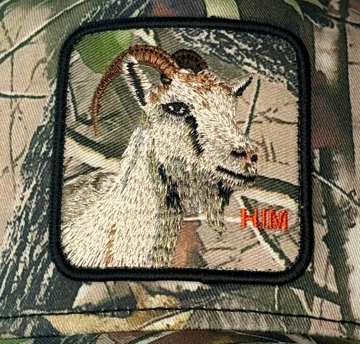 Goorin Bros “THE GOAT (HIM)” Trucker Hat – Camouflage – Adjustable Snapback