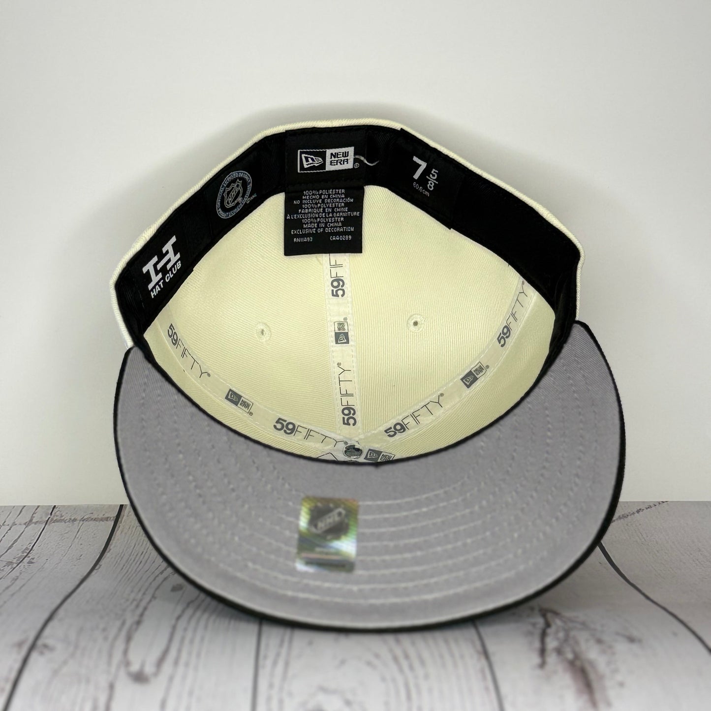 New Era 59FIFTY Los Angeles Kings Hat – Cream/Black – Fitted Hat