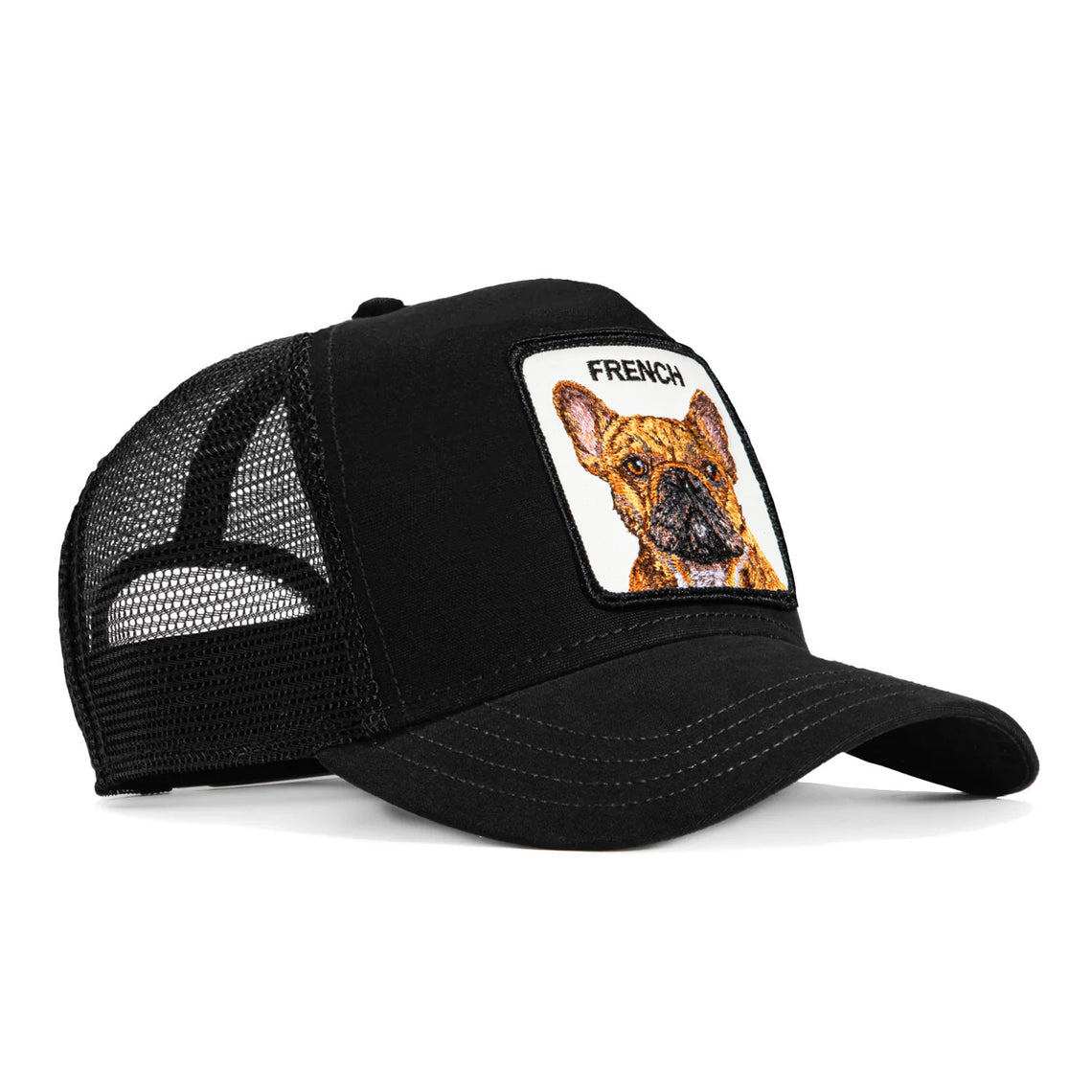 Goorin Bros French Frenchie Adjustable
Trucker Snapback Hat - Black