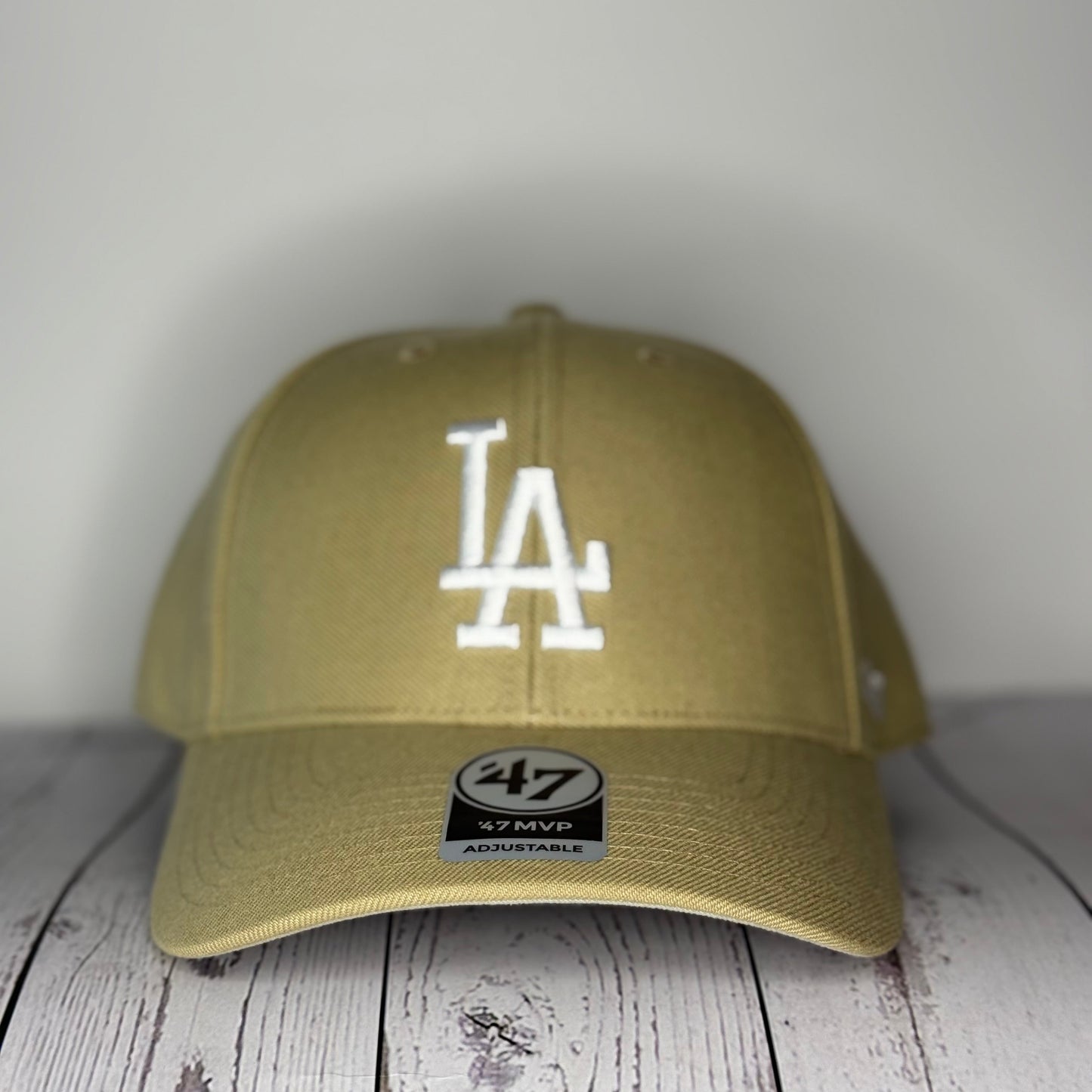‘47 Los Angeles Dodgers MVP Adjustable Hat MLB - Khaki/White