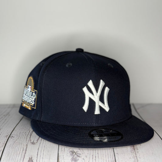 New Era 9FIFTY New York Yankees 2024 World Series Side Patch Adjustable Snapback - Navy